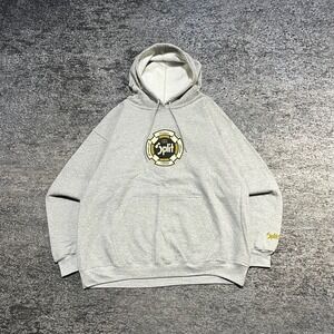 Split‎ Skateboards Sweatshirt Hoodie Gray Large Vintage Y2K 2000s Skater Grunge
